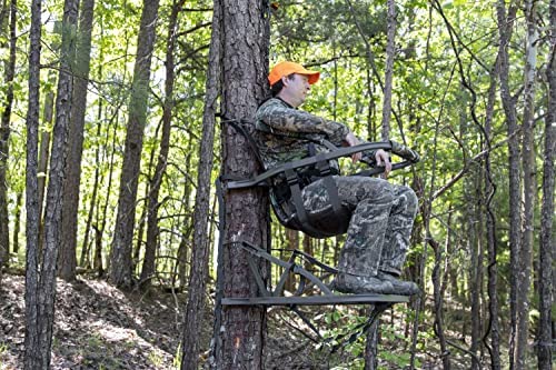Summit Viper SD Climbing Treestand 锟斤拷 Lightweight Aluminum, Foam Padded Seat, 300 lbs Capacity, Includes Safety Harness