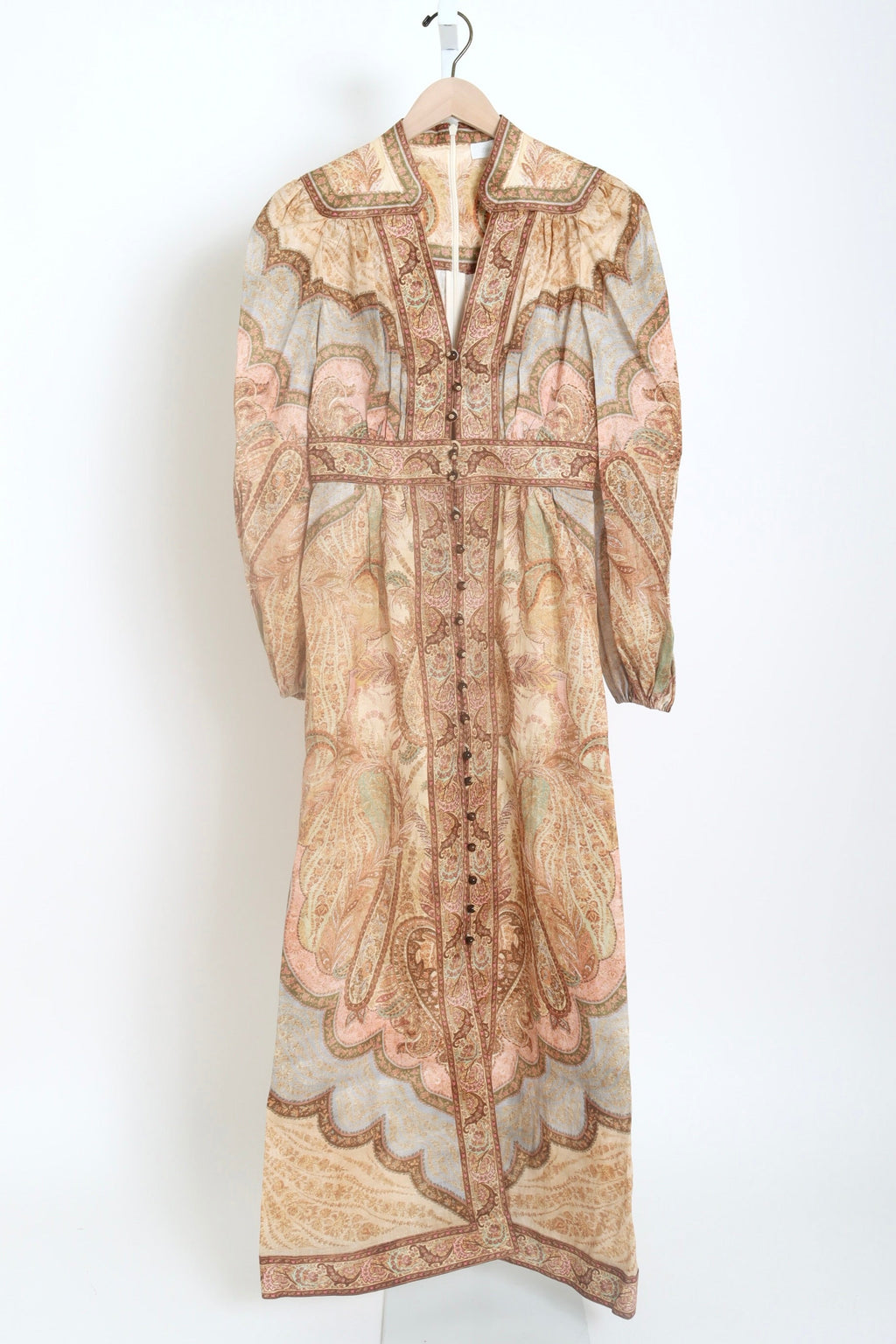 Wanderlust Plunge Midi Dress - Tapestry