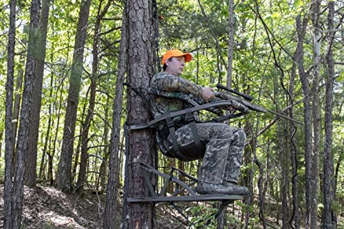Summit Viper SD Climbing Treestand 锟斤拷 Lightweight Aluminum, Foam Padded Seat, 300 lbs Capacity, Includes Safety Harness