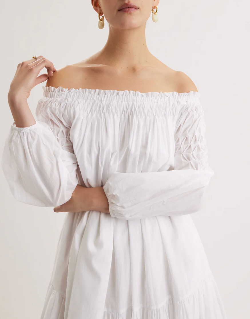 Zaria Dress - White