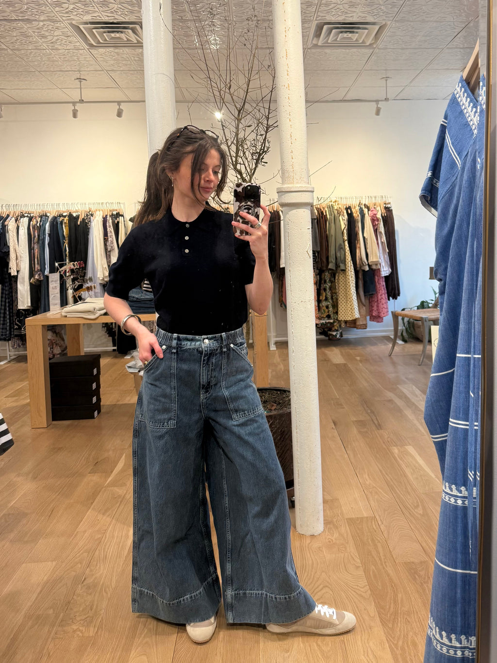 Violette Jean - Mid-Blue Wash