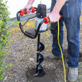 XtremepowerUS 1500W Electric Post Hole Digger with 6�测�� Auger Bit, Anti Vibration Handle & Safety Lock for Soil & Fence Posts