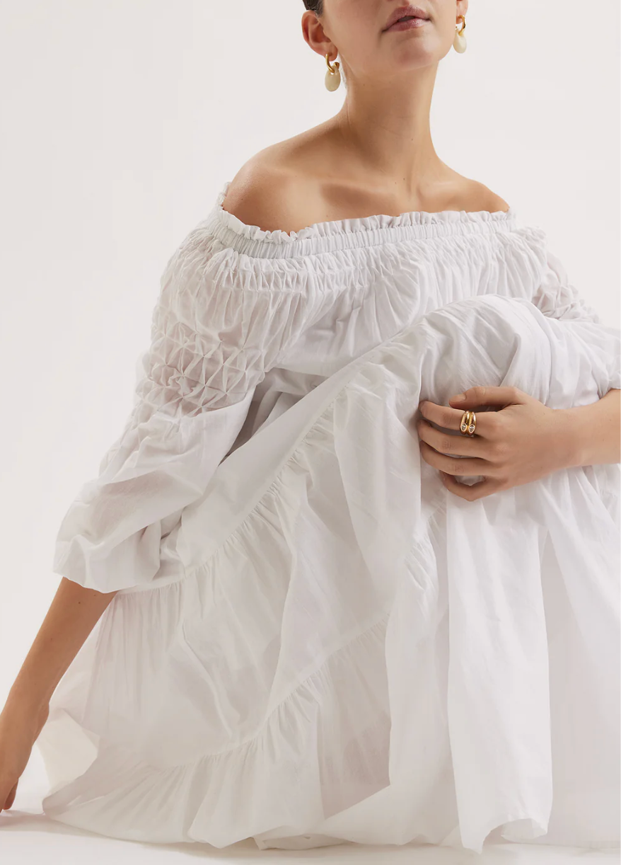 Zaria Dress - White